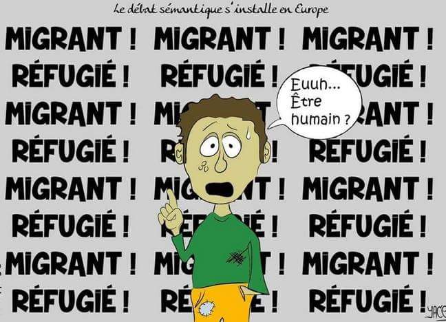 Résultat de recherche d'images pour "dessin ^presse refugies"